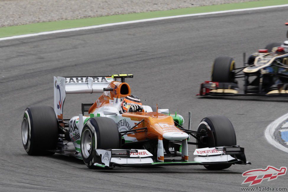 Nico Hülkenberg terminó noveno el GP de Alemania 2012