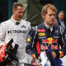 Vettel y Schumacher decepcionados y sin 'pole'