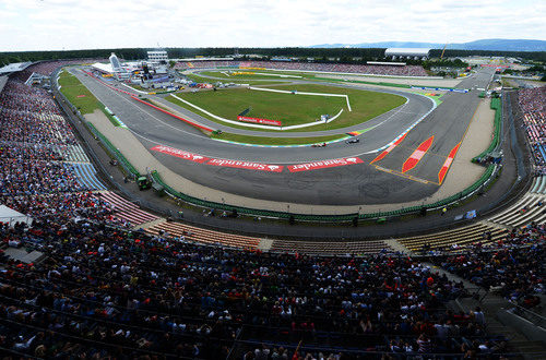 Zona del estadio en Hockenheim 2012