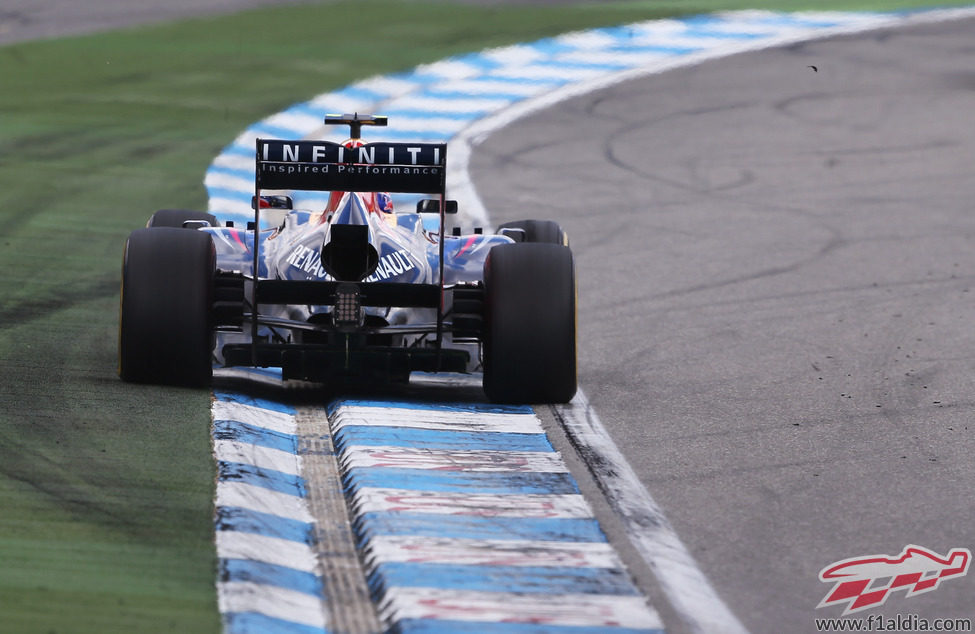 Mark Webber no tuvo mucho ritmo en Hockenheim