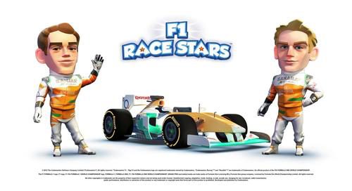 Equipo Force India en 'F1 Race Stars'