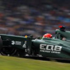 Heikki Kovalainen rueda en los Libres 3 de Hockenheim