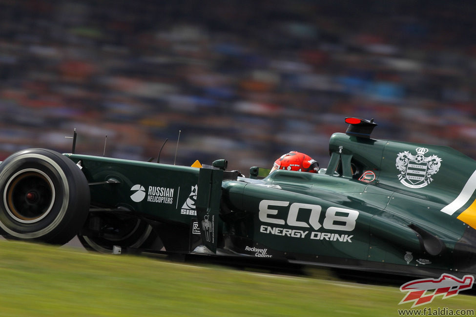 Heikki Kovalainen rueda en los Libres 3 de Hockenheim