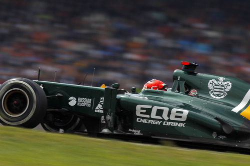 Heikki Kovalainen rueda en los Libres 3 de Hockenheim