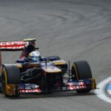 Jean-Eric Vergne rueda en los Libres 3 antes de la clasificación