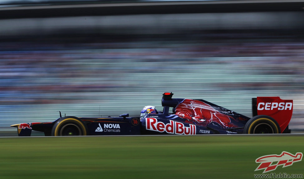 Daniel Ricciardo pasó a la Q2 en la clasificación de Alemania