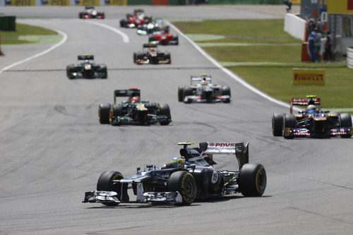 Bruno Senna pilota en Hockenheim