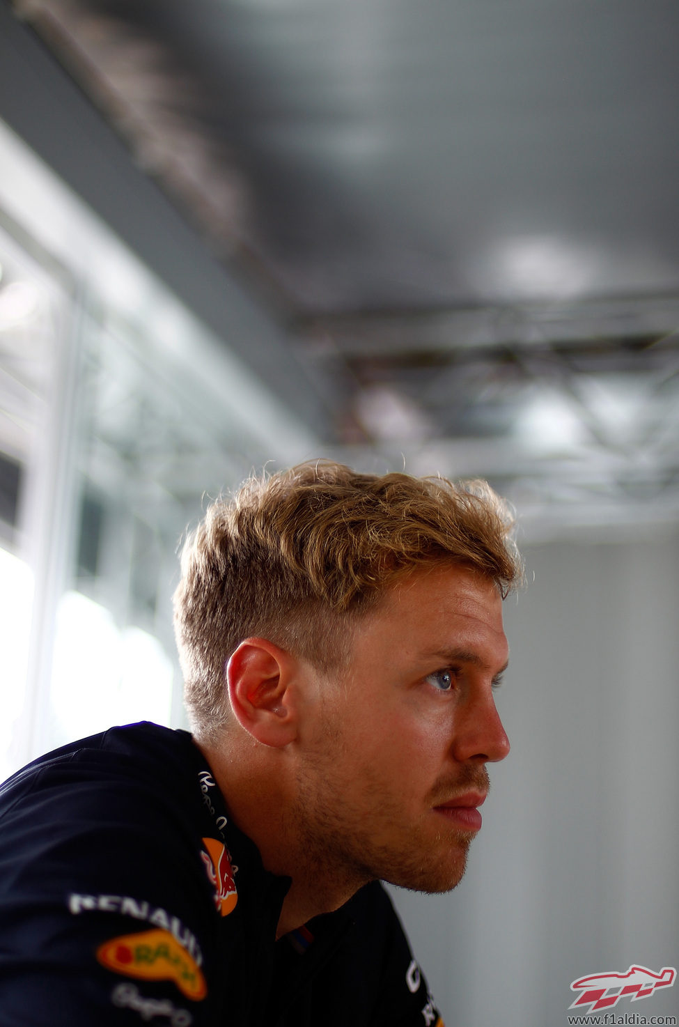 El nuevo peinado de Sebastian Vettel en Hungría