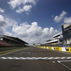 La recta de meta de Hungaroring