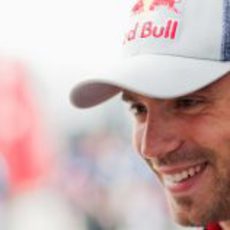 Jean-Eric Vergne sonríe a su llegada al paddock de Hungría