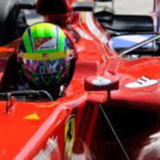 Felipe Massa a bordo del F2012 en Hungaroring