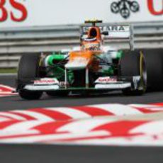 Nico Hülkenberg rodó en los Libres 2 del GP de Hungría 2012