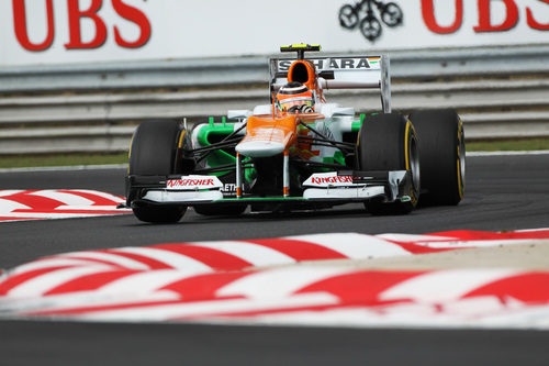 Nico Hülkenberg rodó en los Libres 2 del GP de Hungría 2012