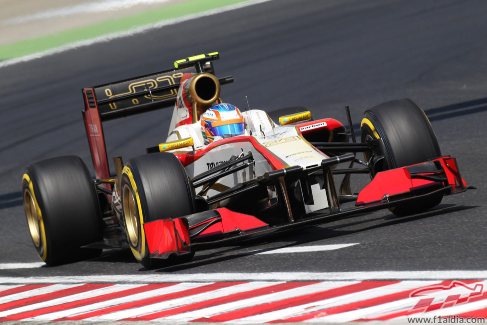 Narain Karthikeyan completa la Q1 en la clasificación de Hungría