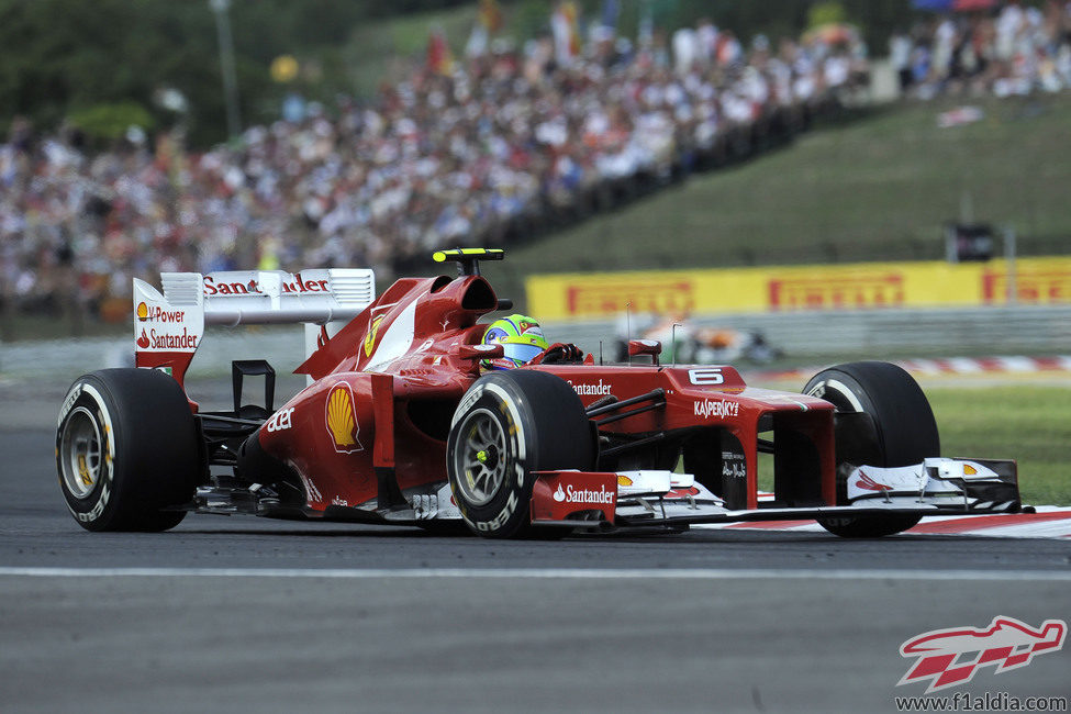 Felipe Massa terminó noveno en Hungaroring