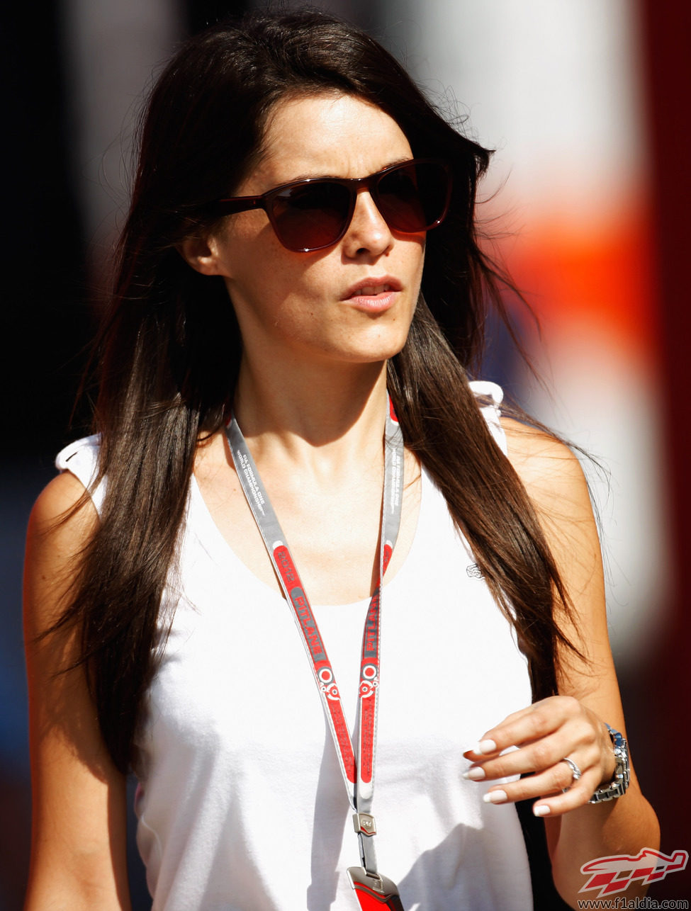 Marion Jolles en el GP de Hungría 2012