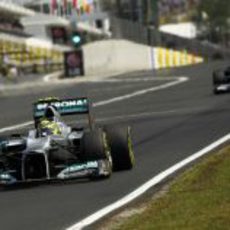 Nico Rosberg terminó décimo en Hungaroring