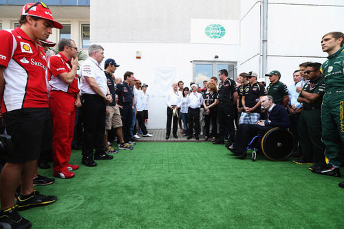 Homenaje al fallecido Frank Tamas, promotor del GP de Hungría