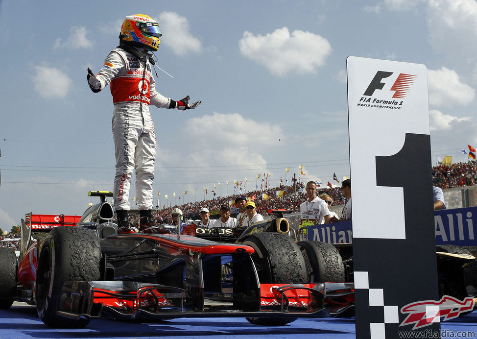 Lewis Hamilton fue el número 1 en Hungría