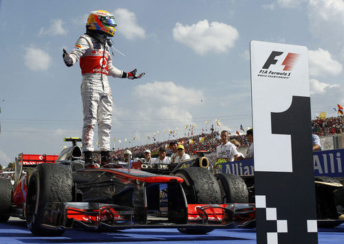 Lewis Hamilton fue el número 1 en Hungría
