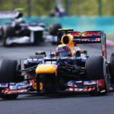 Mark Webber perdió puntos en Hungría