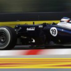 Valtteri Bottas volvió a suvirse a FW34 en Hungría