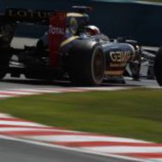Kimi Räikkönen disputa la clasificación en Hungría