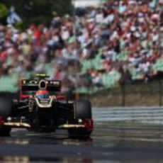 Romain Grosjean prueba los blandos en los Libres 3