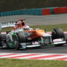 Paul di Resta no se metió en la Q3 en Hungría