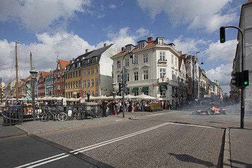 Derrapaje de David Coulthard en Copenhague