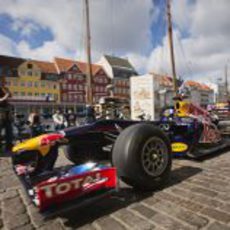 David Coulthard y el RB6 en Copenhague