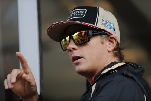 Kimi Räikkönen llega a Spa