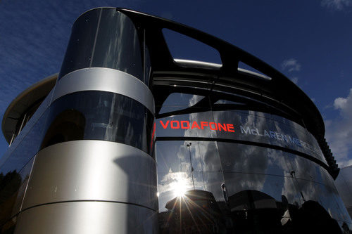 'Motorhome' de McLaren en Spa 2012