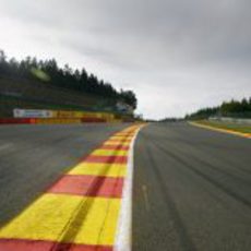 La subida desde Eau Rouge