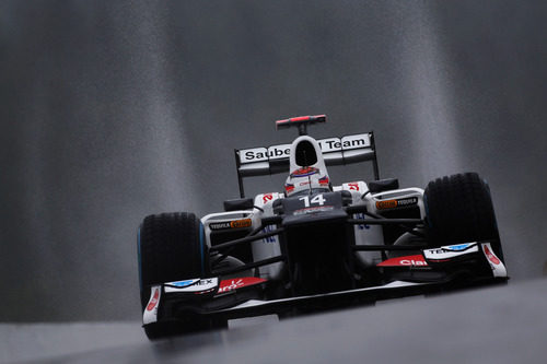 Kamui Kobayashi marcó el mejor tiempo de los libres 1 en Spa