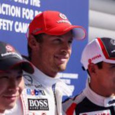 Los tres mejores de la clasificación del GP de Bélgica 2012