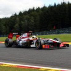 Pedro de la Rosa saldrá 21º en el Gran Premio de Bélgica 2012