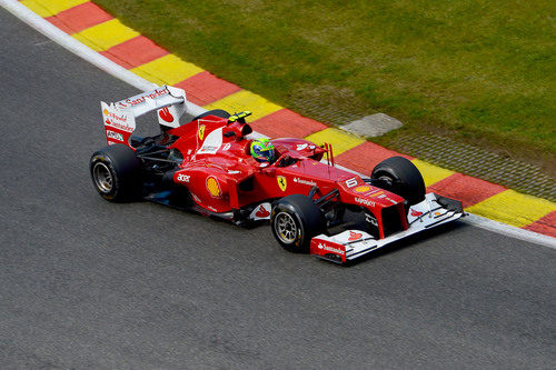 Felipe Massa no logró pasar a la Q3 en Bélgica