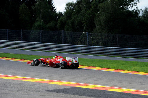 Felipe Massa completa la clasificación del GP de Bélgica 2012