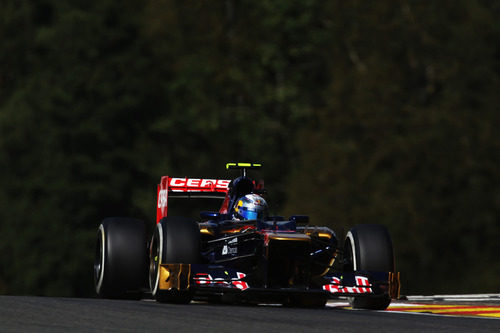 Jean-Eric Vergne disputa la clasificación del sábado en Spa