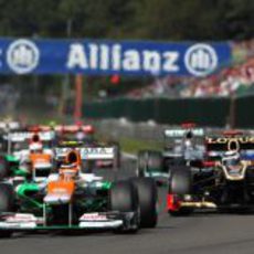 Los Force India se aprovechan de los incidentes