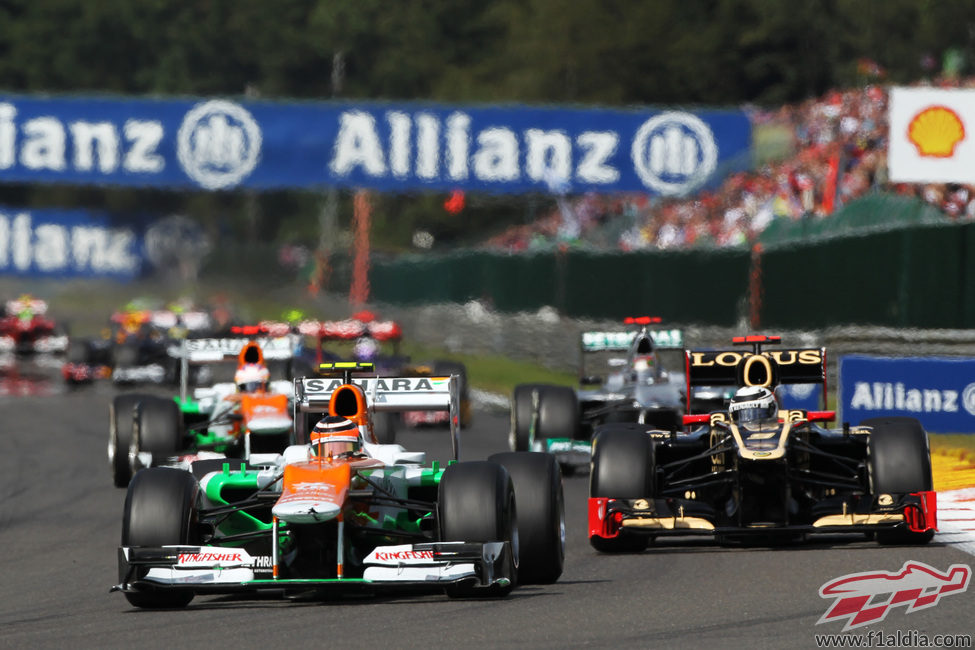 Los Force India se aprovechan de los incidentes