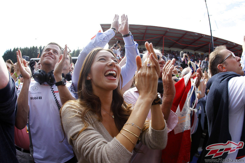 Jessica Michibata espera la lluvia