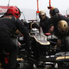 Ensayo de parada en boxes para Kimi Räikkönen en Spa