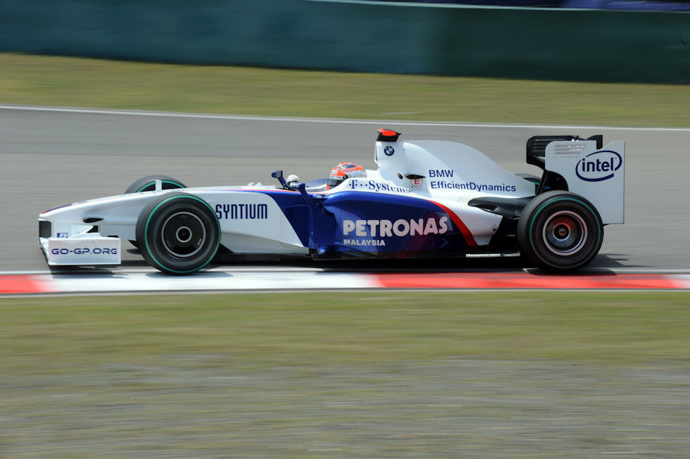 Kubica durante la sesión de clasificación