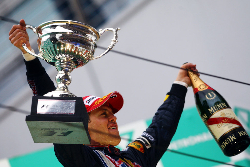 Vettel luce su trofeo