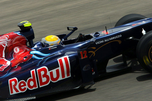 Buemi en la pista