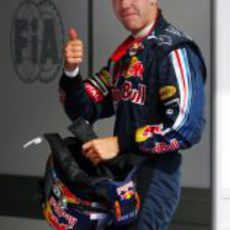 Vettel contento con su tercer puesto