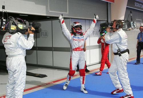 Trulli celebra la pole