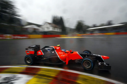 Charles Pic marcó el mejor tiempo en los libres 2 del GP de Bélgica